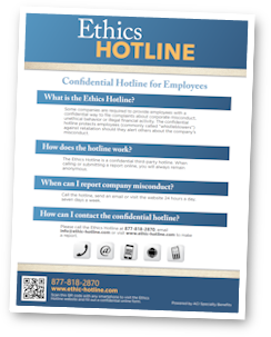 Ethics Hotline Flyer